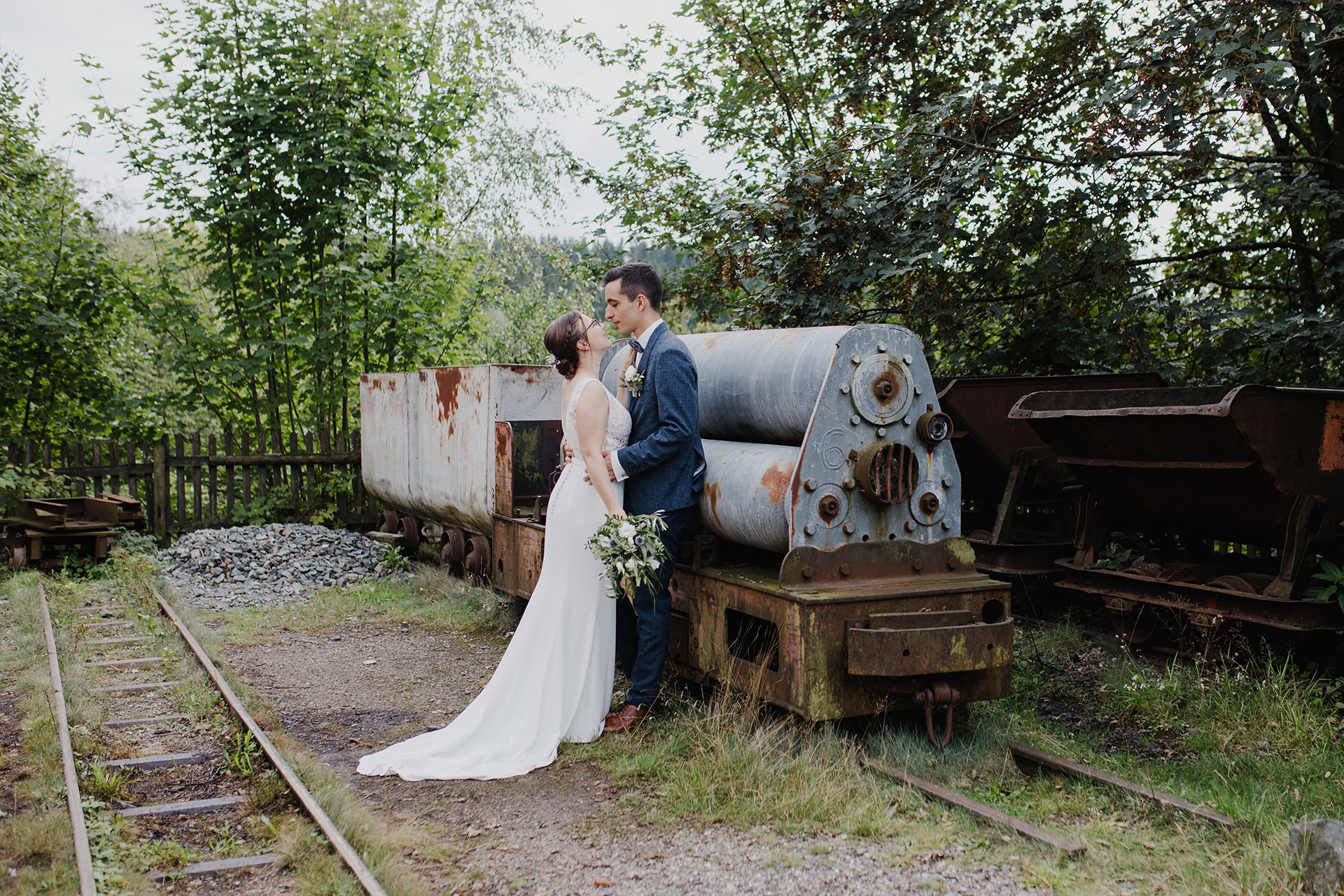 Brautpaar im Ottilie-Schacht