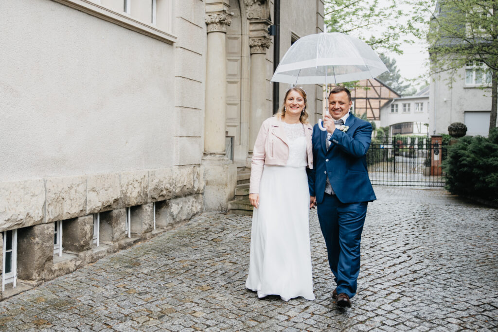 Hochzeitsfotograf Quedlinburg Le Mariage Regen-Shooting
