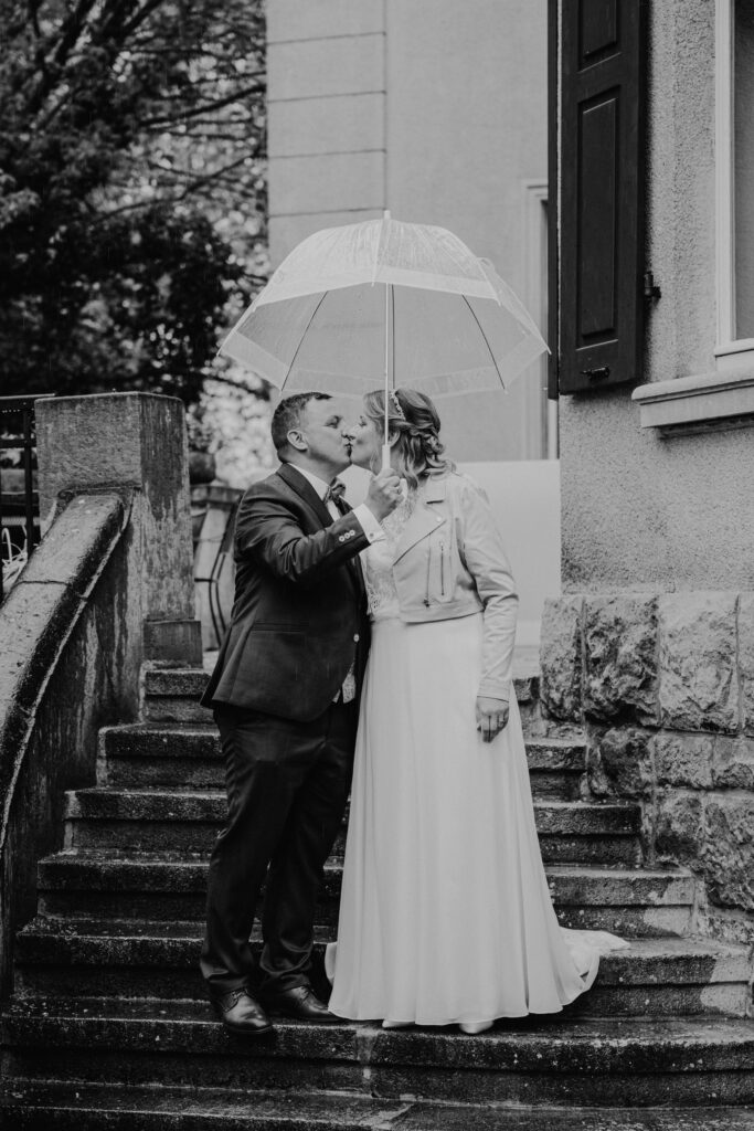 Hochzeitsfotograf Quedlinburg Le Mariage Regen-Shooting